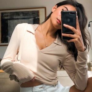 Glassons Ribbed collared shirt